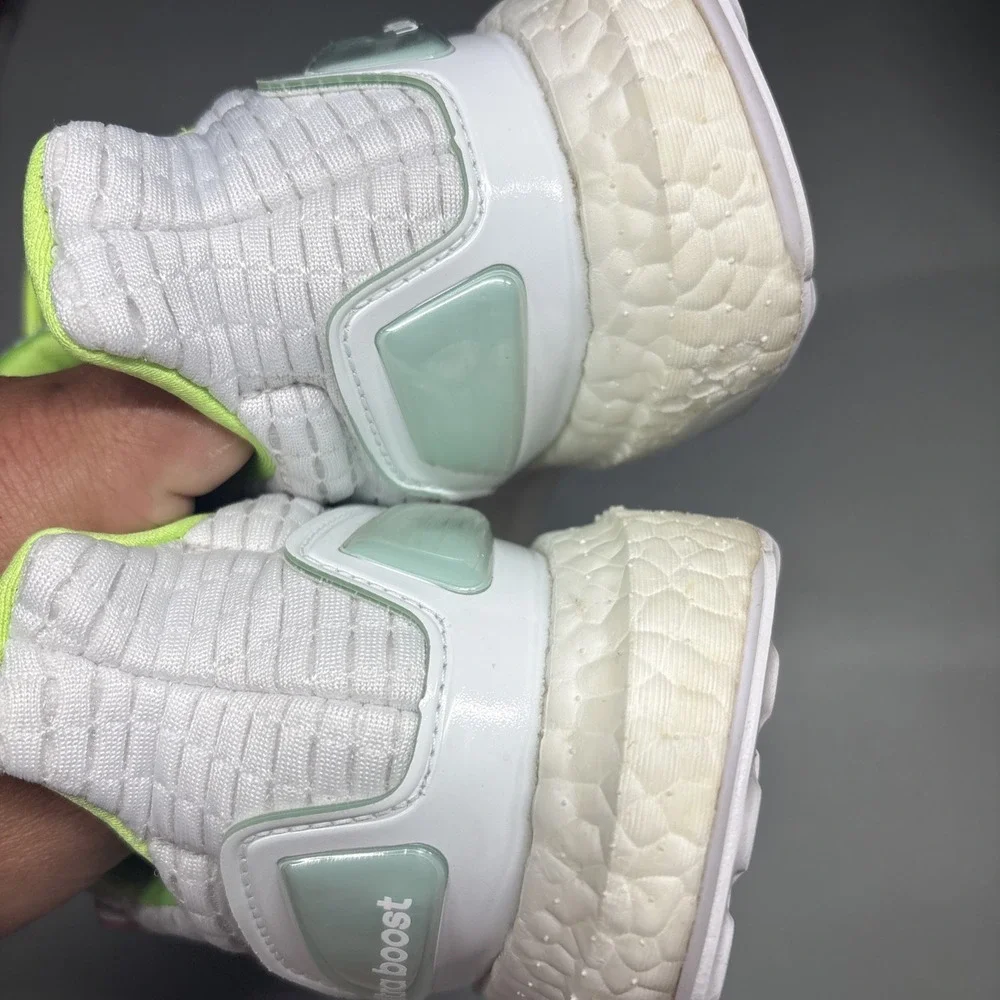 Adidas Ultra Boost 1.0 Cloud 8.5 White Bliss Pink Lucid Lemon Running Sneakers